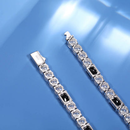 TENNIS BRACELET. - 6MM WHITE GOLD